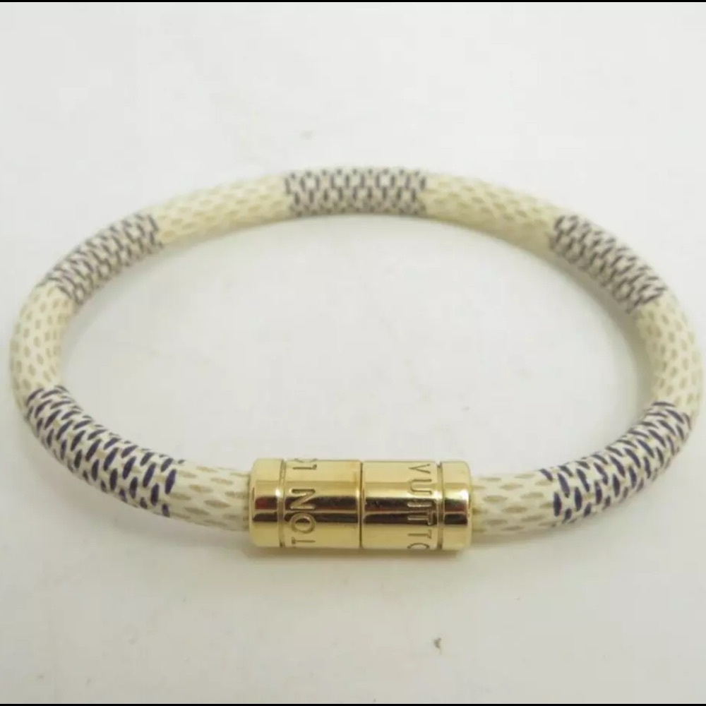 LOUIS VUITTON Keep It Bracelet Damier Azur